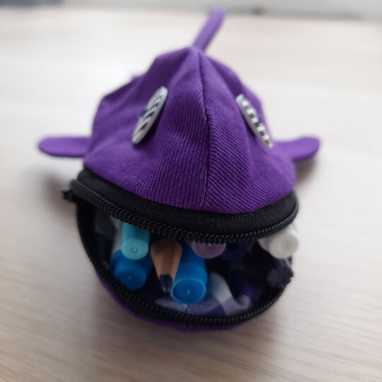 Kindernähkurs - Walhai-Etui image number